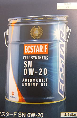 Amazon | suzuki エクスターF エンジンオイル SN 0W-20 20L缶 | 車用